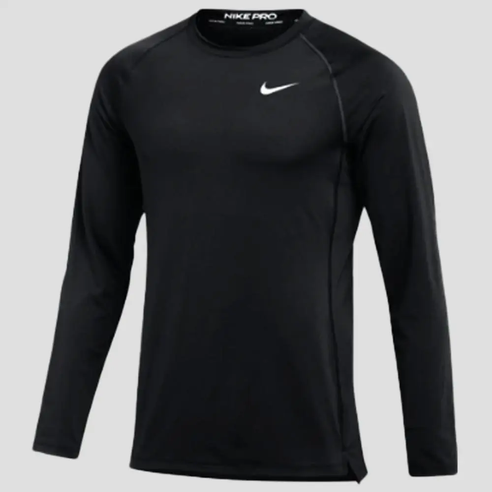 NIKE Pro Men's Training Top, Long Sleeve Slim Fit Gym Shirt with Dri-FIT Technology, Breathable Activewear for Workouts, Breathable Workout Tops, Compression Tops