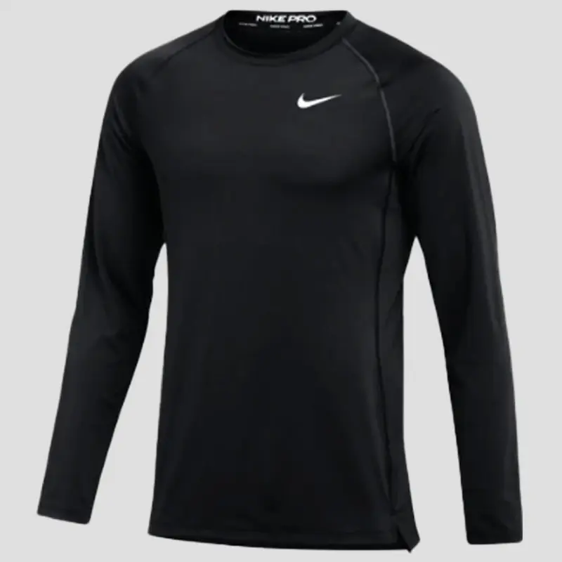 NIKE Pro Men's Training Top, Long Sleeve Slim Fit Gym Shirt with Dri-FIT Technology, Breathable Activewear for Workouts, Breathable Workout Tops, Compression Tops