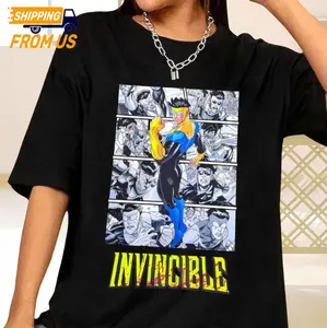 Invincible Mark T-Shirt, Superhero Invincible Sweatshirt, Superhero Graphic Hoodie, Comic Book Fan Gift, Invincible Fan Shirt Tshirt, Hoodie and Sweatshirt