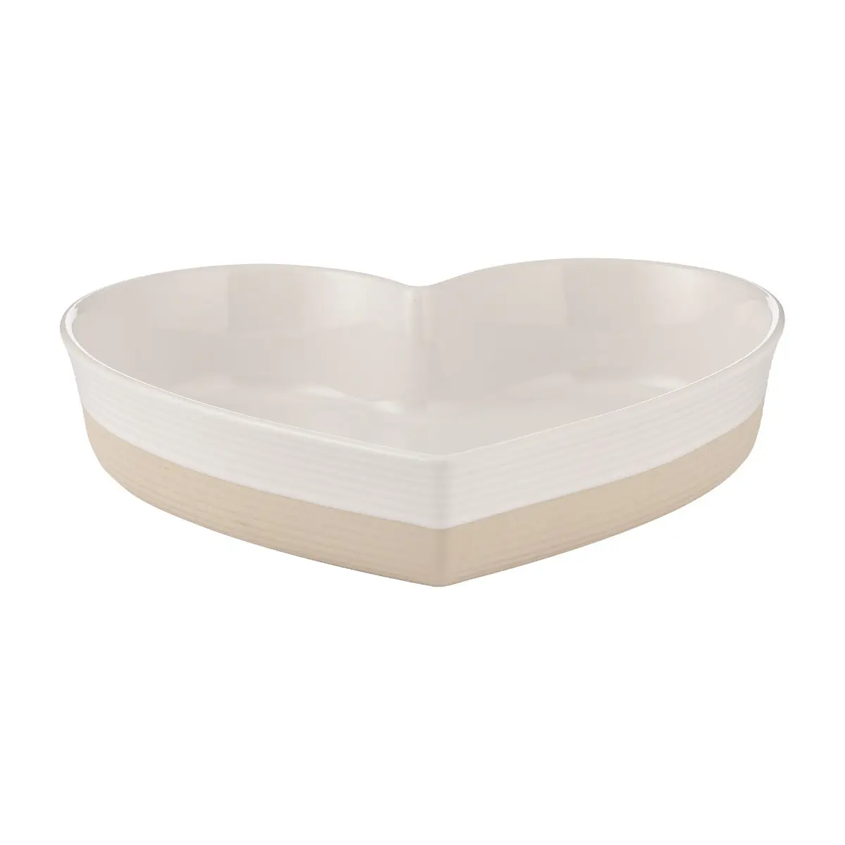 Mason Cash Rustic Charm 11" Heart-Shaped Pie Dish/Roaster