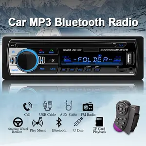 Bileeko 1din Car Bluetooth-compatible Mp3 Player, Single Din Car Radio, Bluetooth-compatible Digital Fm Receiver, Supports Aux/USB/TF Card Interface