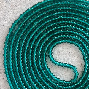 OCEAN - Tie On Waist Beads - 45 to 60 inches Waistbeads - Teal Turquoise Waist Beads - Belly Beads - Body Beads - Authentic Waistbeads - African Waistbeads Made By Venus