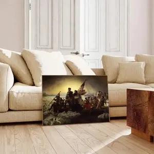 Washington Crossing the Delaware 250th America Poster, Patriotic Independence Day Wall Art, Fourth of July Decor - TikTok Shop