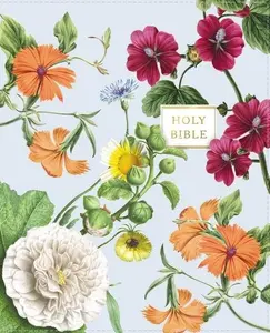 NIV, Artisan Collection Bible, Leathersoft, Blue Floral, Red Letter, Comfort Print by Zondervan [Leatherbound Book]