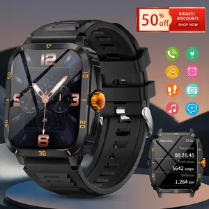 Sports-Focused Smartwatch for Men Women - 2026 New, Android Smart Watch, Wireless Call & Answer, Pedometer Steps/Calories Counter, Multiple Sports Modes, Call SMS Reminder, Message Alerts, Weather Update & Alarm Clock, Digital Smart Watches