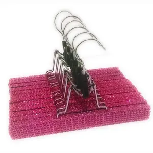 Pink Fuchsia Glam Hair Extension Hangers (set of 10)