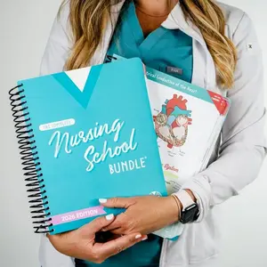 The Complete Nursing School Bundle 2026 Edition Spiral Bound Study Companion for Nursing Students with Essential Concepts & Quick Reference Guides, Gift For Him
