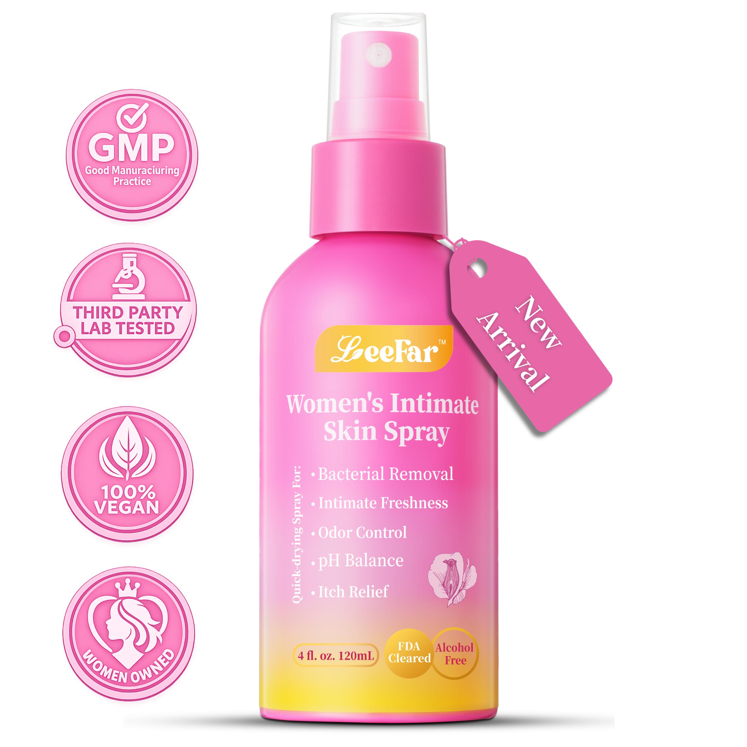 LeeFar Fresh & Juicy Duo - Her Fresh Intimate Skin Spray + Her Juicy Women’s Probiotics Bundle