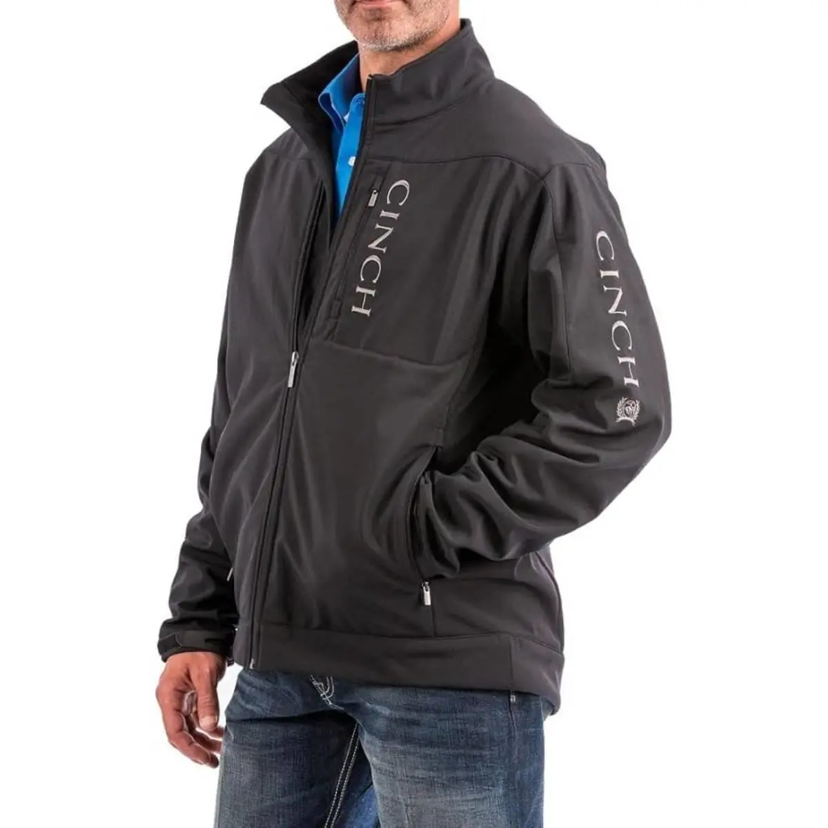 Cinch Men's Concealed Carry Bonded Black Jacket
