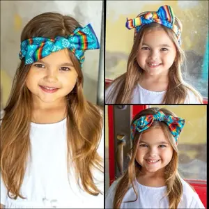 AZTEC SERAPE BOW HEADBANDS