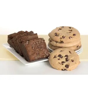 David's Gluten Free - Dairy Free - Chocolate Chip Cookie Brownie Combo (4 each)