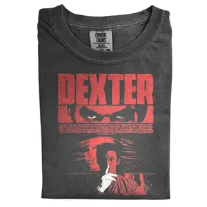Dexter Vintage Graphic Tee, Retro Horror Shirt, Classic TV Series T-Shirt, Crime Show Inspired Streetwear, Gift for Men, Gift for Women, Crew Neck T-shirt, Trending T-shirt