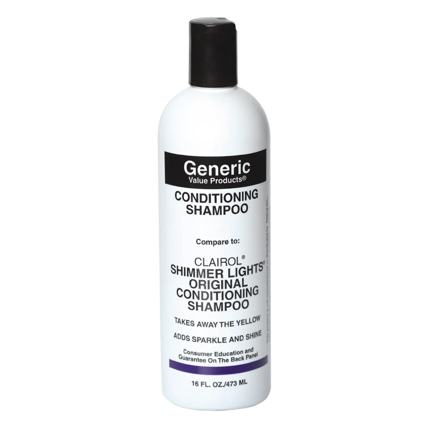 Generic Value Products Liquid Purple Anti-Brass Shampoo for Blonde Haircare, Tones Down Brassiness, Removes Yellow Tones, Brightens Faded Highlights