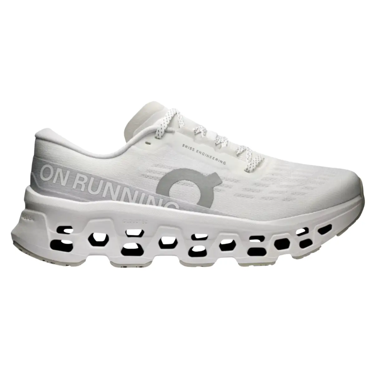 On Running Cloudmonster 3 White Wolf Women's Fashion Shoes New On Running Cloudmonster 3 White Wolf Women's Fashion Shoes New