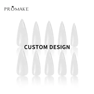 Promake Luxury Hand-Painted - Customizable Nail Shape, Color, Ornaments, Length, Hand-Made with Your Standards