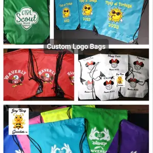 Logo/Image Drawstring Bags, Backpack, Gym, Cinch, sports, teams, baseball, basketball, football, hockey, softball, dance, summer camp, beach, students, vacation, birthday, holiday, girl scouts,  polyester, water resistant, travel, lightweight, durable.