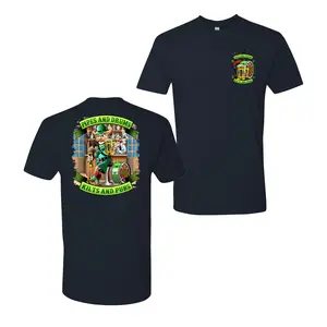 Fire Fighter Kilts and Pubs Premium Firefighter T-Shirt - NAVY Menswear Top, Firefighter graphic shirt, Firefighter logo shirt, Apparel for firefighters, Support our firefighters shirt
