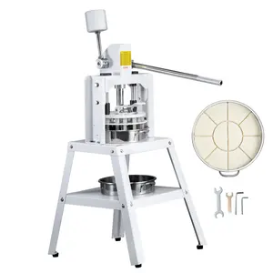 【Summervibes】VEVOR Dough Divider Rounder,  , 10PCS Manual Dough Equal Divider Machine, 4.23oz - 19.75oz Hand Press Dough Cutter with 304 Stainless Steel Tray and Blade, Bread Maker for Bakery, Restaurant, Commercial