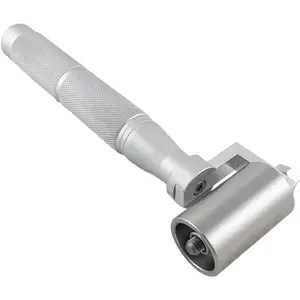 1.5" Stainless Steel Home Wallpaper Seam Roller Wall Paper Construction Tool Seam Flat Roller Paint Tool