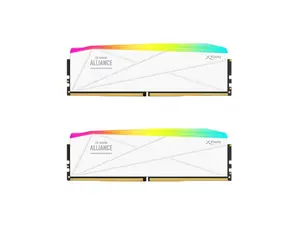 V-COLOR TUF GAMING ALLIANCE Manta XFinity 64GB (32GBx2) DDR5-6400 CL32 1.4V INTEL/AMD SK Hynix Original IC RGB Gaming Desktop Upgrade RAM Memory Module White (GTMXFL3264832WWK)
