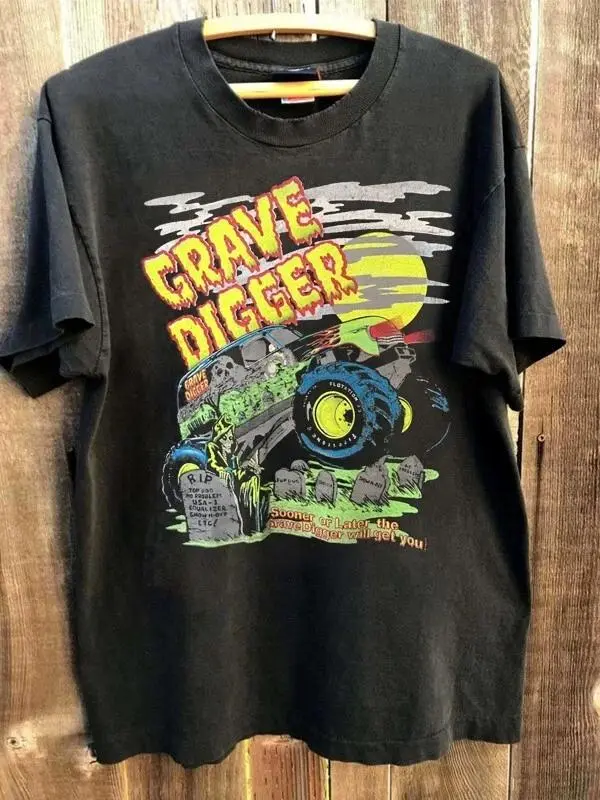 grave digger t shirt urban outfitters - TikTok Shop