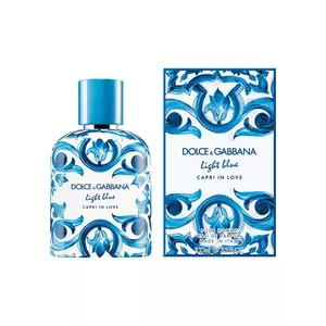 Dolce & Gabbana Men's Light Blue Capri in Love Eau de Parfum 3.4 oz