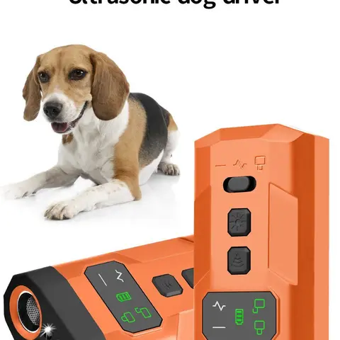 2026 New Compact Gentle Ultrasonic Dog Bark Deterrent Device - Humane Behavior Correction Training Tool with 1-Button Ease, Easy 1-Button Operation, Pocket-Size Carry, 33ft Control Range, Rechargeable Child Safety Lock, for Home, Yard Use