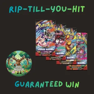 Pokemon Chaos Rising Rip-Till-You-Hit Booster Packs (Pack Minimum Included)