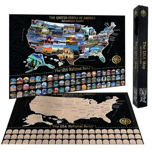 Scratch Off Map of ,  63  National Parks Scratch Off Poster, Scratch Off World Map, Travel Scratch Off Map,  Map for Travel , Valentine , Valentine Gifts For Her, Valentine  For Men