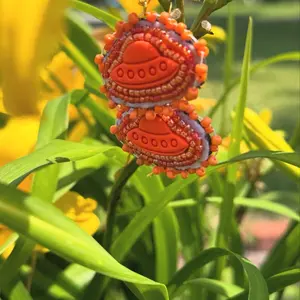 UFO Beaded Earrings