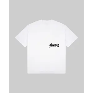 Script Tee White