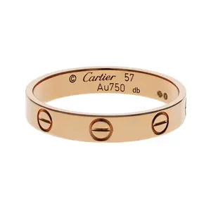 Pre-owned Cartier Love Ring Size 57
