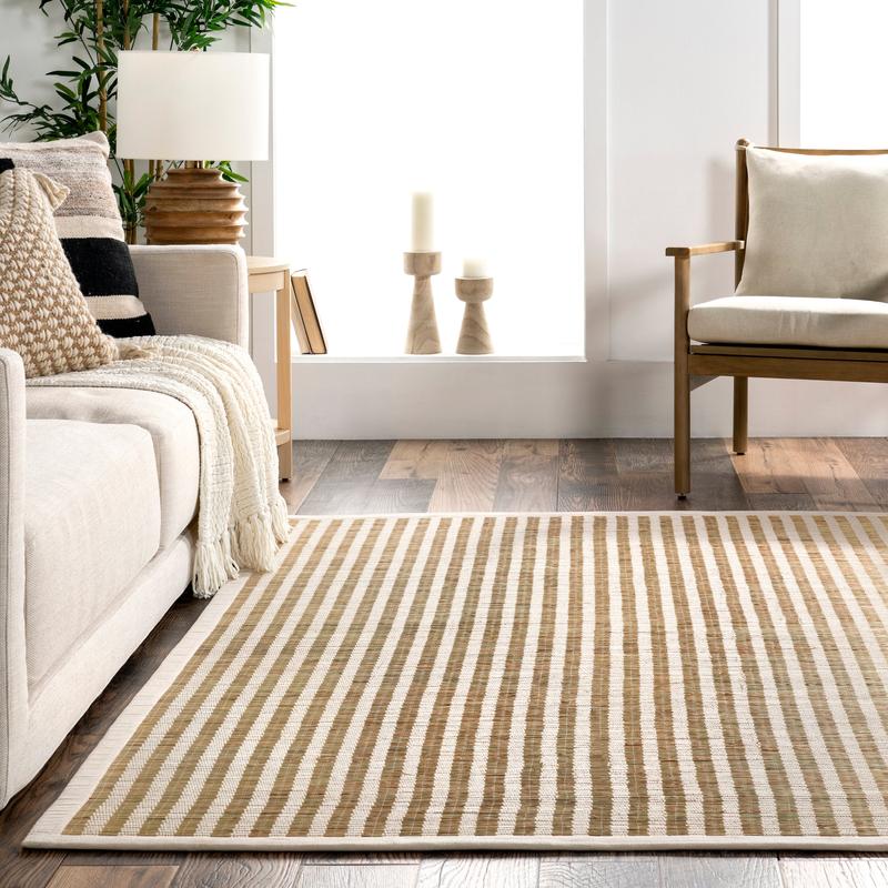 Margie Striped Grass Area Rug