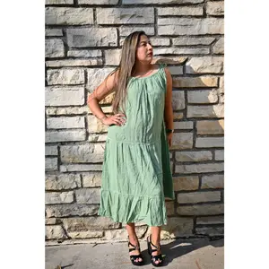 Earth Goddess Cotton Summer dress - 100% cotton dress - Summer cotton dress