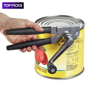 Manual Heavy-Duty Commercial Can Opener, Durable Steel Body, Sharp Carbon Steel Blade, Easy Cutting, Suitable for Kitchen & Restaurant