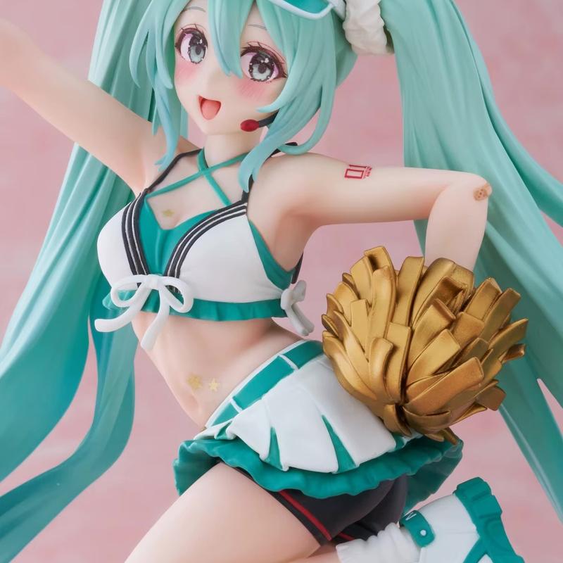 18CM Cheerleader Hatsune Miku Figure – Kawaii Anime PVC Action Figure