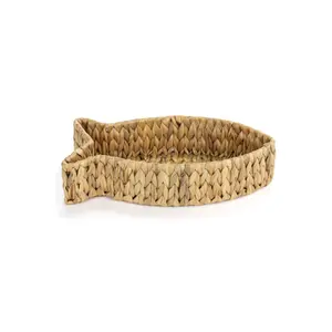 Fish Shaped Water Hyacinth Woven Basket