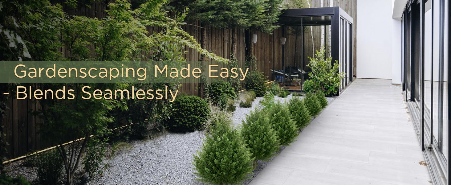 (2 Pack) 2ft Tall Artificial Cedar Shrub Ball Tree with Spike | UV-Resistant Outdoor Plants for Pots & Landscape, Fake Plants Suitable for Garden, Porch, Balcony & Indoor Decor (2 Pack) 2ft Tall Artificial Cedar Shrub Ball Tree with Spike | UV-Resistant Outdoor Plants for Pots & Landscape, Fake Plants Suitable for Garden, Porch, Balcony & Indoor Decor