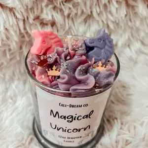 Magical Unicorn whipped candle Magical Unicorn whipped candle