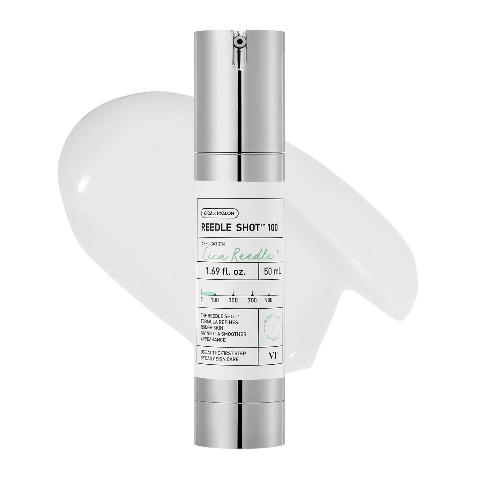 CICA Reedle Shot 100 Spicule Microneedling Serum for Pore Care & Exfoliation Exosome Centella Asiatica for Glass Skin 1.69 Fl Oz 50ml