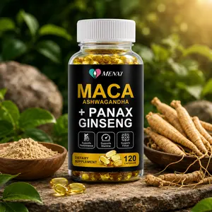 Organic Maca Root 10000mg Capsules with Ashwagandha & Ginseng | Daily Wellness Support for Energy, Focus & Active Lifestyle