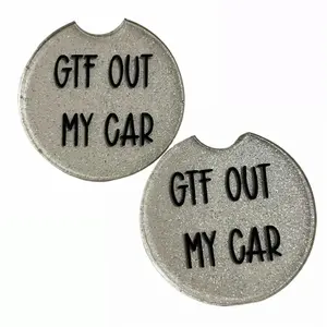 GTF OUT MY CAR cute sparkly girly car accessories