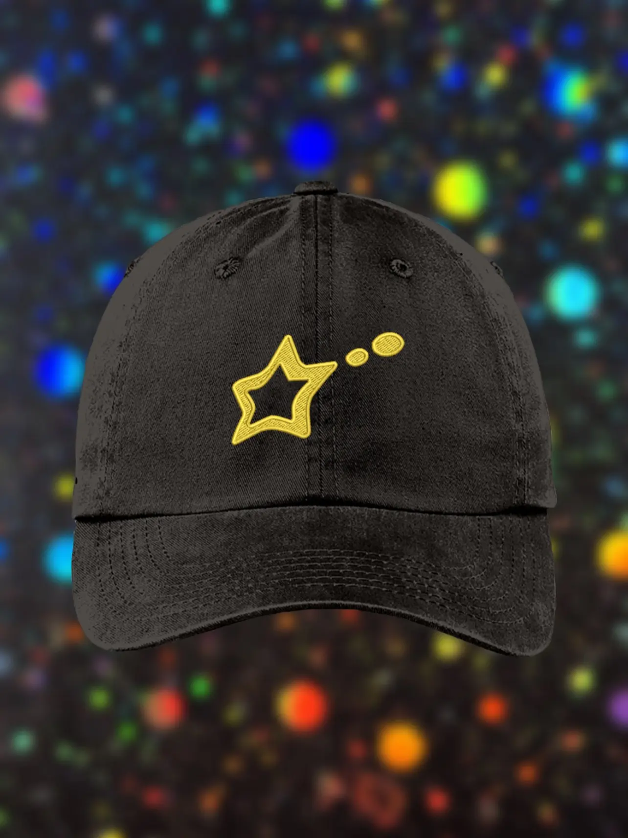 Pokemon Gold Star One Size Fits All Hat - Classic Look for Any Outfit