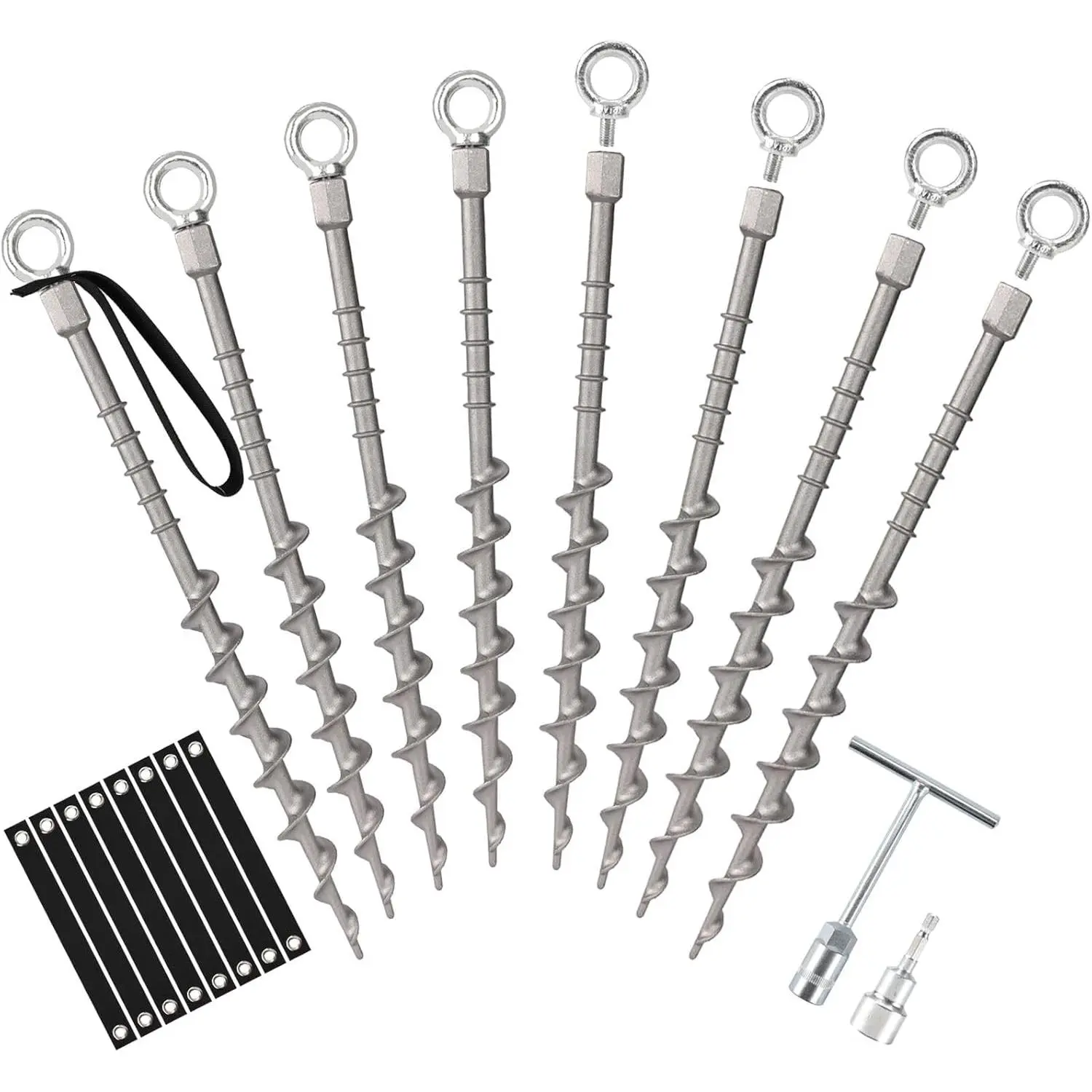 Detachable 8Pcs 14Inches+Strap