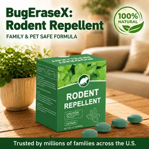 Peppermint Oil Rodent Repellent Balls for Home & Kitchen, Natural Mice Deterrent, Pet-Friendly, Long-Lasting Pest Control, Safe for Indoor Use non toxic