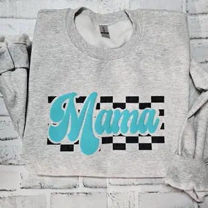 Puffy vinyl custom women’s  sweatshirt