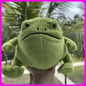 New Ricky Rain Frog Plush Toy - Cartoon Stuffed Animal Doll  Cute Emotional Support Frog Toy For Stress Relief & Gift