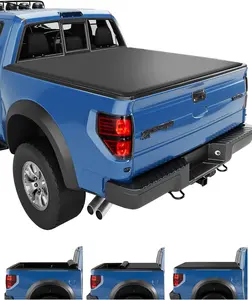 【GARVEE】Bed Covers for Trucks, Soft Truck Bed Covers for Ford f150,Roll Up Tonneau Cover for F150 2004-2023