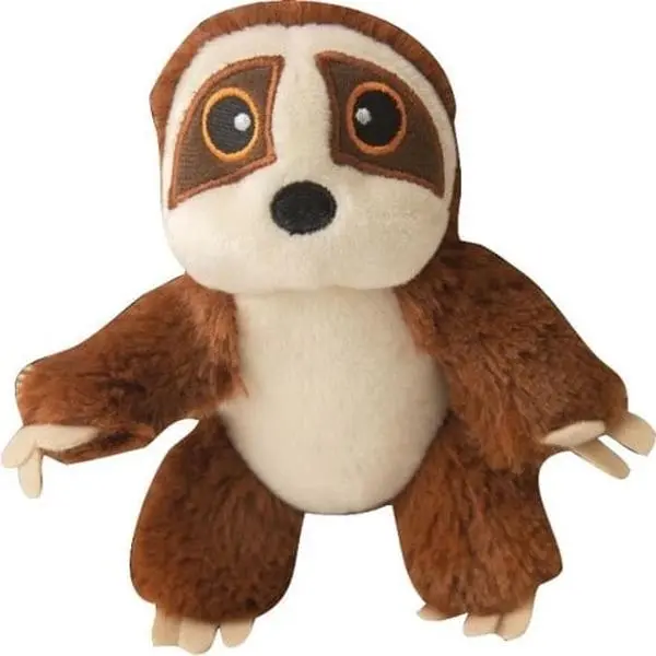 Snugarooz 712171 Sasha Sloth Toy Plush for Dogs & Cats, Small Size 5.5 in, Crinkly Sound & Captivating Crinkle for Fun Playtime Pet Supply Accessory