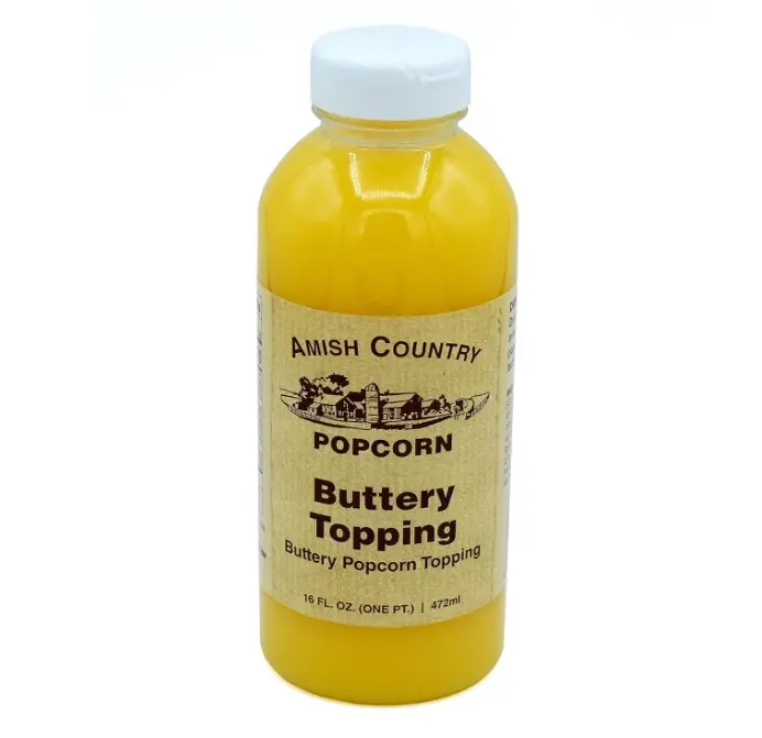 Amish Country Popcorn | Buttery Popcorn Topping | 16 oz Jar | Old Fashioned, Non-GMO and Gluten Free (16 oz Jar)